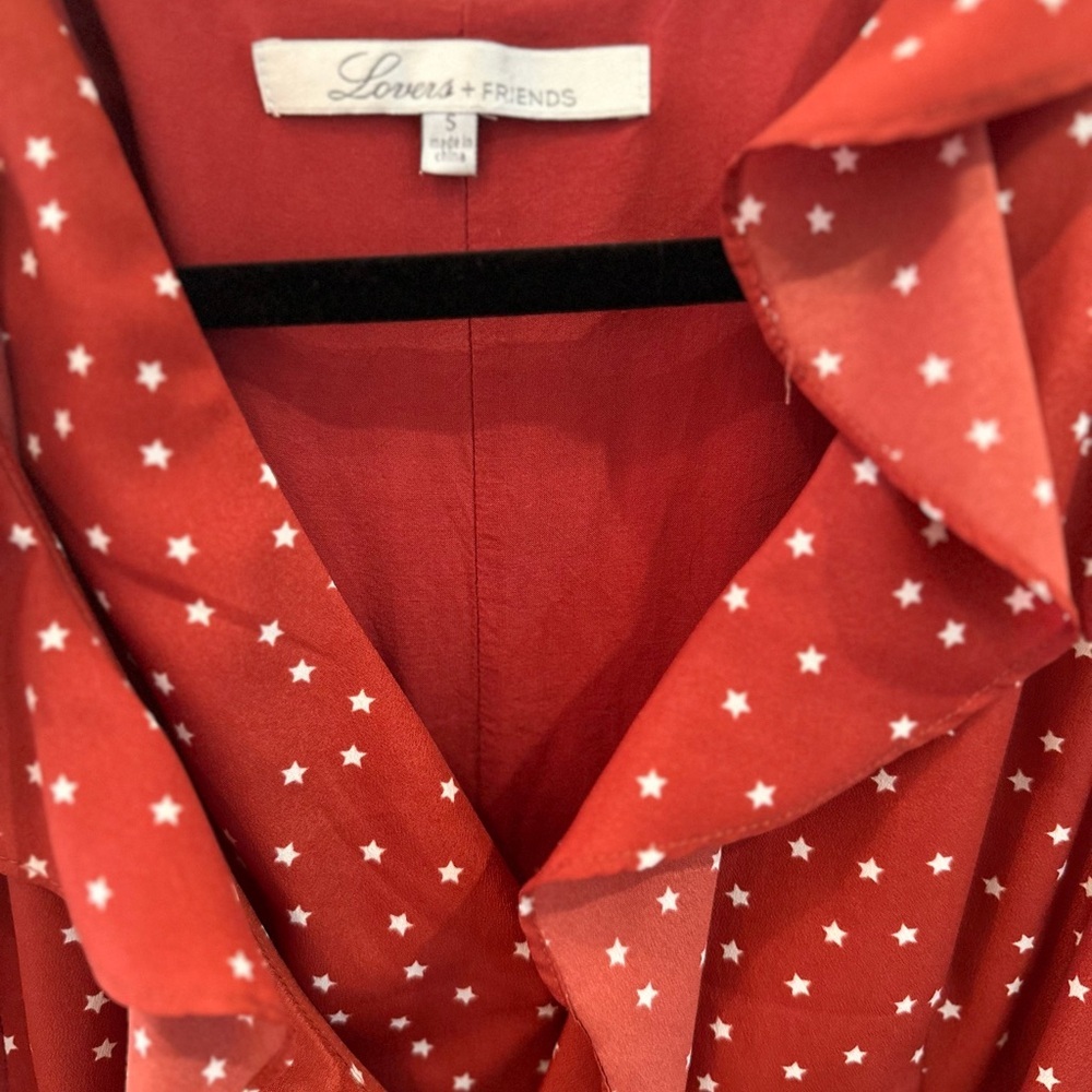 Lovers + Friends Red Star Romper Dress - NWOT ♥️ - Picture 3 of 3